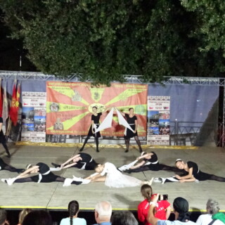 występ ogniska baletowego domu kultury śródmieście podczas wyjazdu do macedonii północnej