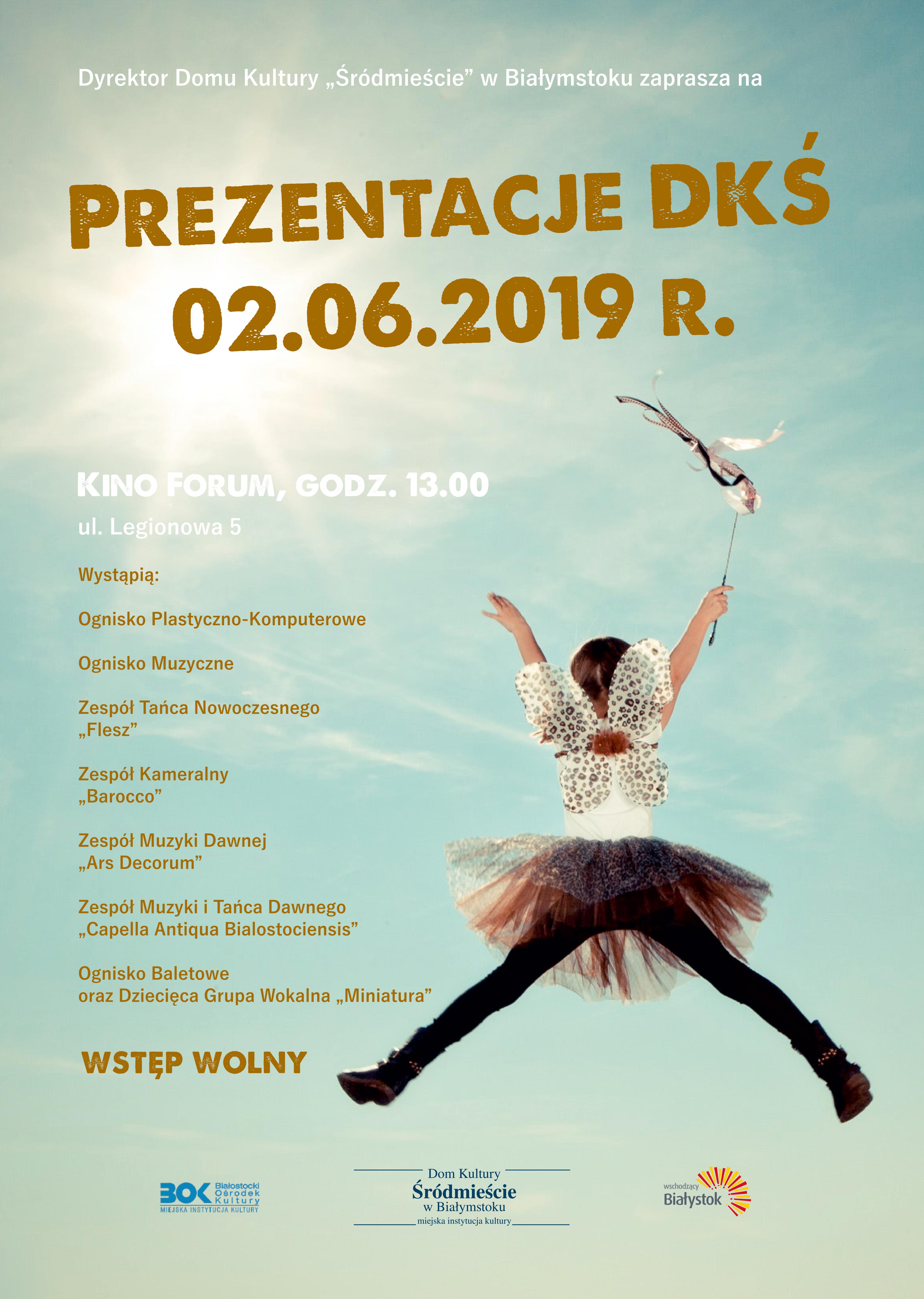 Plakat Prezentacje DKŚ 2019